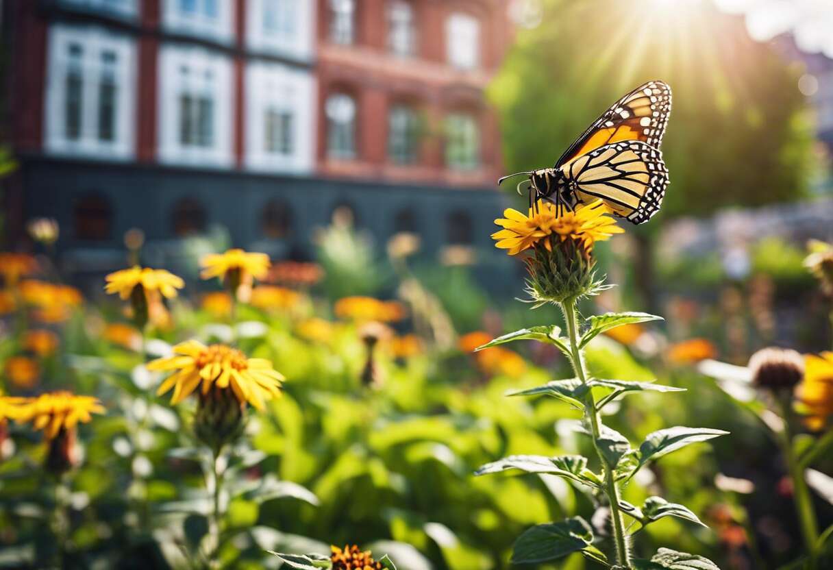 Cultiver une biodiversité urbaine : pollinisateurs et plantes adaptées