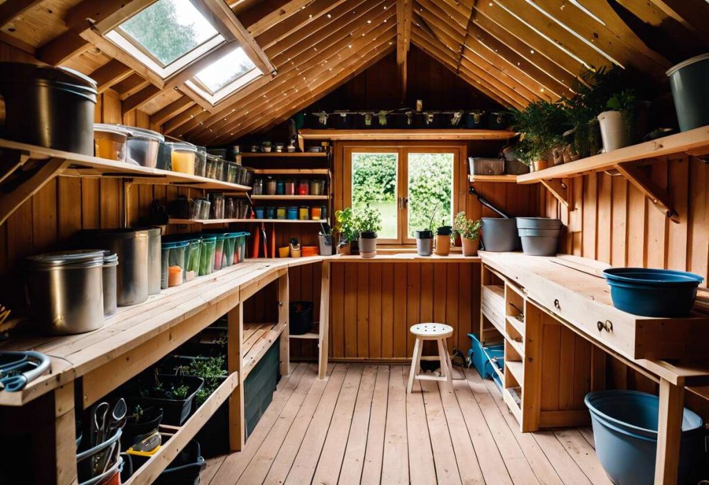 Aménagement du cabanon : optimiser l'espace pour vos outils de jardinage